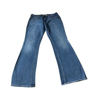 Levis 515 Boot Cut Jeans Womens Denim‎ Blue Medium Wash Comfort Stretch Size 8